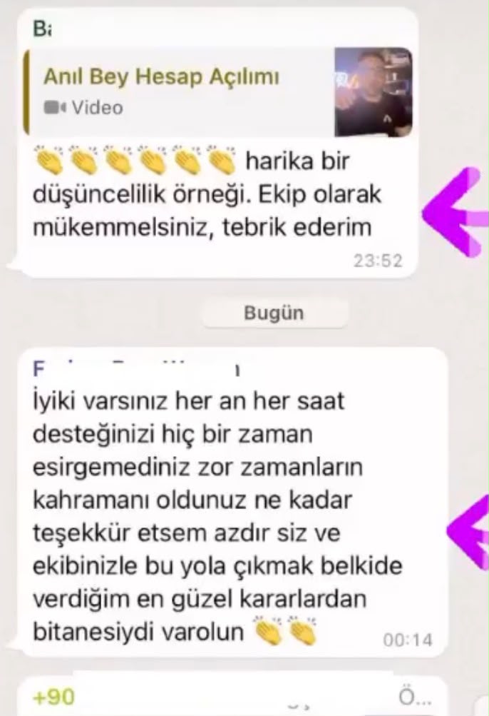 Amazon birebir destek alan müşteriden teşekkür mesajı